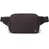 Pander Belt Bag Large 2L, Nylon Fanny Pack Purse for Women and Men with Adjustable Strap