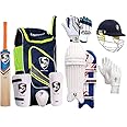 SG Sports Team Cricket Kit Combo Kit for Men's Senior Cricket Kit with Kashmir Willow RSD Spark Cricket Bat Complete Batting & Keeping Accessories
