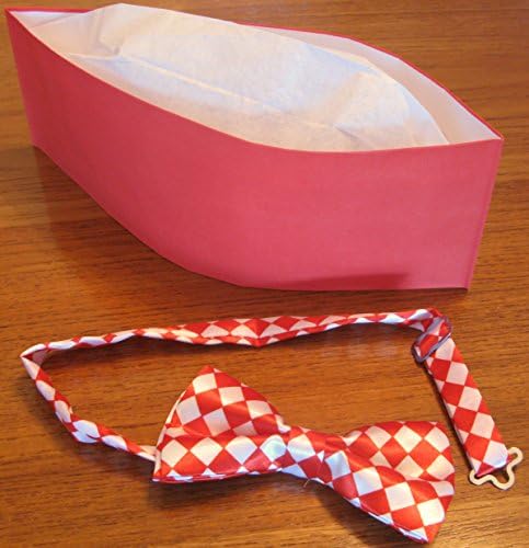 Red Soda Jerk Paper Party Hat