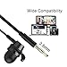 OUCOMI In-Ear Wired Headphones with Remote and Mic Earphones for Iphone, Samsung,Android,(Black)