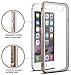 iPhone 6s Plus Case, Ansiwee Reinforced Frame Crystal Highly Durable Shock-Absorption Flexible Soft Rubber TPU Bumper Hybrid Protective Case for Apple iPhone 6s/6 Plus 5.5inch (Gold)
