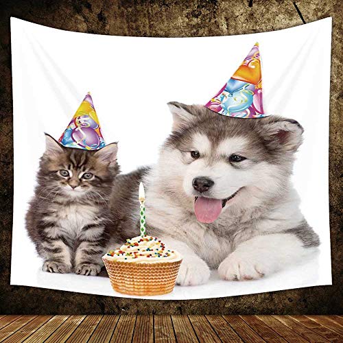 Yoliyana Birthday Decorations For Kids Dog And Cat With Birthday