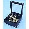 Nautical-Marine-Brass-Desktop-Sextant-With-Wooden-Box-Maritime-Kelvin-James-White-Ltd-Glasgow-1875