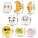 WATINC Random 60 Pcs Squishies Slow Rising Cream Scented Kawaii Simulation Lovely Toy Jumbo Medium Mini Soft Cute Party Favours for Kids , Phone Straps Birthday Gift