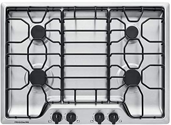 Frigidaire 30" Stainless Steel 4 Burner Gas Cooktop