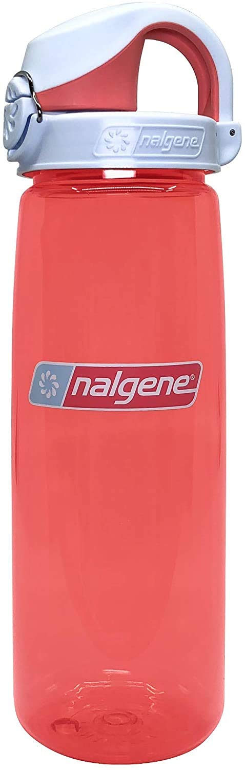 Nalgene On the Fly BPA Water Bottle, Coral with Frost/Coral, 24 Oz