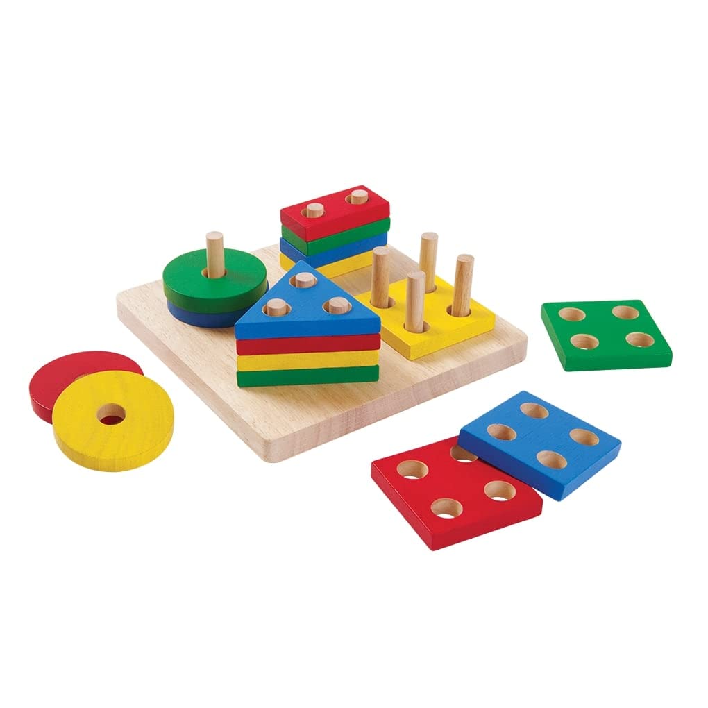 Mua Plan Toy Geometric Sorting Board trên Amazon Nhật chính hãng 2024