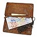 BARON of MALTZAHN Men's Wallet with Chain Carnegie Brown Rugged-Hide-Leather