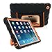 Apple iPad mini iPad mini Retina iPad mini 3 Hideaway with Stand Orange Gumdrop Cases Silicone Rugged Shock Absorbing Protective Dual Layer Cover Case