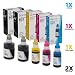 LD Compatible Ink Bottle Replacement for Epson 502 (2 Black, 1 Cyan, 1 Magenta, 1 Yellow, 5-Pack)