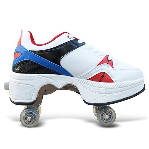 Kids Roller Skate Shoes with Wheel, Sport Sneaker, for Unisex