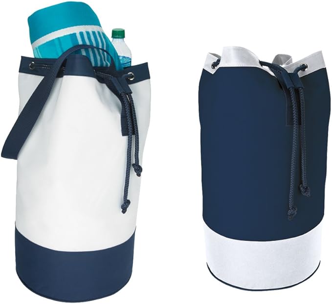 Waterproof Drawstring Sailor Style Bag Shoulder Rucksack Duffel