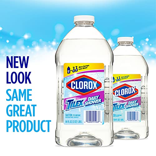 Clorox Plus Tilex Daily Shower Cleaner, Refill Bottle, Liquid Shower