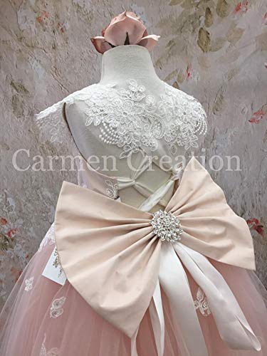 blush flower girl dresses amazon