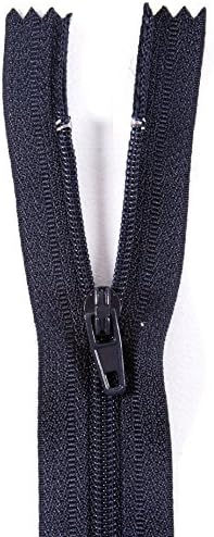 Trimz 1 Piece Navy Autolock Closed End Zip - 18cm (7 Inch) - 4mm Teeth Polyester Zipper for Trousers Skirts and Garment Repairs - Image 4