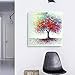 MXJSUA 5D Diamond Painting Full Round Drill Kits Pasted Arts Craft Home Wall Decor Colorful Tree 12x12inch