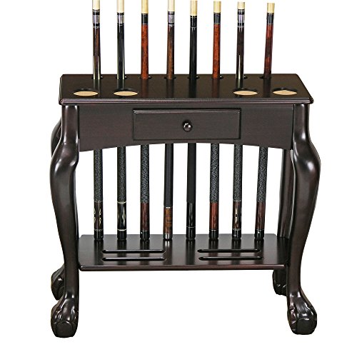 Fairview Game Rooms Billiard Cue and Ball rack with Drawer
