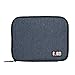 BUBM Mini Hard Drive Carry Case, Travel Electronics Accessories USB Cable Organizer Bag, Fit for External Hard Drive, Cf Cards, Power Bank Or Phone, (Mini, Dark Blue)