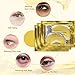 10 Pairs New Crystal 24K Gold Powder Gel Collagen Eye Mask Masks Sheet Patch, Anti Aging,Dark Circles and Puffiness, Anti Wrinkle, Moisturising,Whitening, Remove Blemishes and Blackheads by NYKKOLA