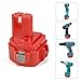 PowerGiant 12V 2.0Ah Replacement Battery for Makita 1222 1233 1220 1234 1235 192598-2 PA12, 6213d 6217d 6227d 6313d