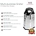 MyHomeBasics Box Graters for Kitchen, 6 Sided, Multi-purpose Cheese and Veggie Cutter, Stainless Steel With Cooking Secrets Ebook