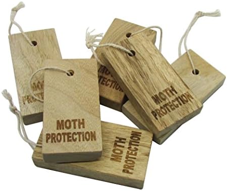 Moth Protection - Storage Essentials Fresh Cinnamomum Camphora Root for Repelling Clothes Moths And Other Pests ( Moth Repellent 6 blocks )