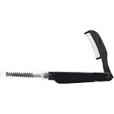 Esquirla 1Pc Fly Tying Tool Foldable Comb Dub Brush Tease Out Feather Fishing Lure Making Accessories
