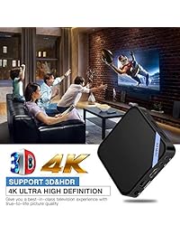 Caja de TV Android, la más pequeña Android 7.1 TV Box Pendoo X8 Mini 2 GB 16 GB Quad Core 64 bits 2,4 G WiFi H.265 4K Full HD