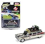 1959 Cadillac Eldorado Ghostbusters ECTO 1A CHROME VERSION 1/64 Scale Diecast Car Model By Johnny Lightning JLCP7026