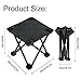 Garne T Mini Portable Folding Stool,Slacker Chair Outdoor Folding Chair for Camping,Fishing,Travel,Hiking,Garden,Beach, Quickly-Fold Chair Oxford Cloth with Carry Bag