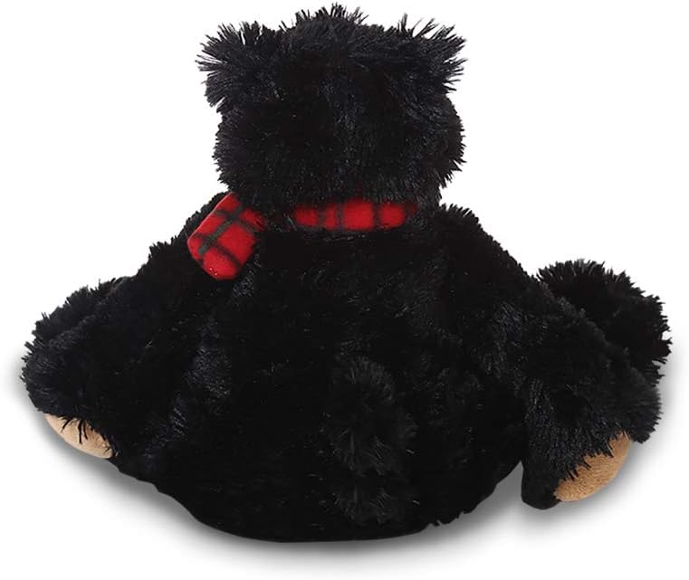 AMERLL Soft Teddy Bear Stuffed Animal Plush Bear Durable Stuffed Animal Teddy Bear Plush Toy Gifts for Toddler Girls Kids,Black,9.4 inches: Toys & Games