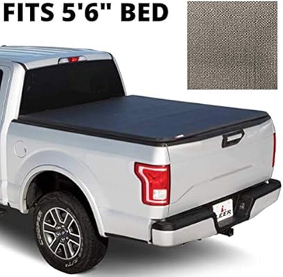 Amazon Com Leer Latitude Sc Para Ford F 150 2015 Tamano De Cama 5 Pies 6 Pulgadas Facil De Instalar Funda Suave De Tres Pliegues Para Cama De Camioneta Negro Mate Automotive