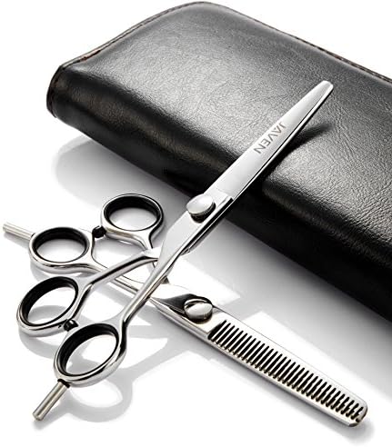 Professional Hair Cutting Scissors Set,Japanese 6 Inch Hair Scissors Teflon Shears Hairdressing Scissors Barber Thinning Scissors Hairdresser Razor Edge Haircut Right hand use (cutting+thinning/set) …