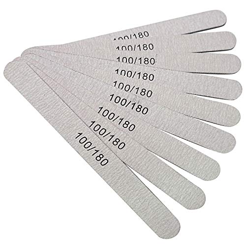 BallHull 15PCS Advanced nail Files Double Sided Emery Board Grit 100 180 Grit Nail File apply Manicure PedicureÂ£Â¬Professional manicure tool.