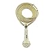 Bling Cartel Microphone Pendant Iced Gold Finish Music Mic Charm with 36 Inch Franco Necklace Hip Hop Chain
