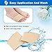 Metatarsal Sleeve Pads, 2 PCS Ball of Foot Cushions, Fabric Metatarsal Sleeve with Sole Cushion Gel Pads Supports Metatarsalgia, Morton's Neuroma, Calluses and Other Ball of Foot Pain (L)