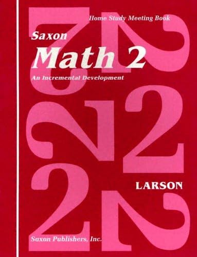 Amazon.com: Saxon Math 2: An Incremental Development Part 1 & 2