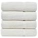 Luxury Hotel & Spa Towel 100% Genuine Turkish Cotton Bath Towels - Beige - Dobby Border - Set of 4