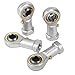 uxcell PHS8, Rod End Bearing, 8mm Inside Dia Economy Self Lubricating Female Right Hand 4pcs