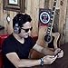 Hiearcool L-1 Bluetooth Headphones, Wireless Active Noise Cancelling Headphones with Built-in Mic, HiFi Stereo Over-Ear Headset for All 3.5 mm Jack Devices- Iron Grey