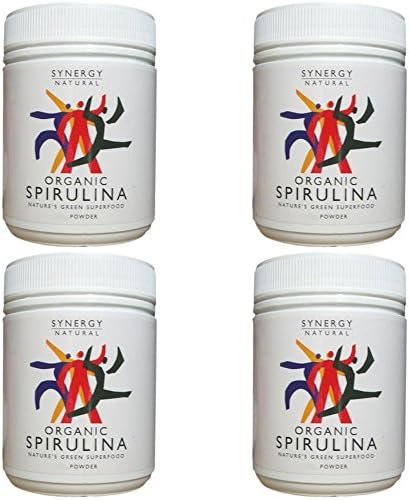 (4 PACK) - Synergy Natural - Org Spirulina Powder SYN-BSO200P | 200g | 4 PACK BUNDLE