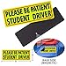 BOKA Student Driver Magnet Safety Sign Vehicle Bumper Magnet - Car Vehicle Reflective Sign Sticker Bumper for New Drivers - Set of 3