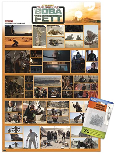 Star Wars: Book of Boba Fett - Chapter 1 Wall Poster with Push Pins