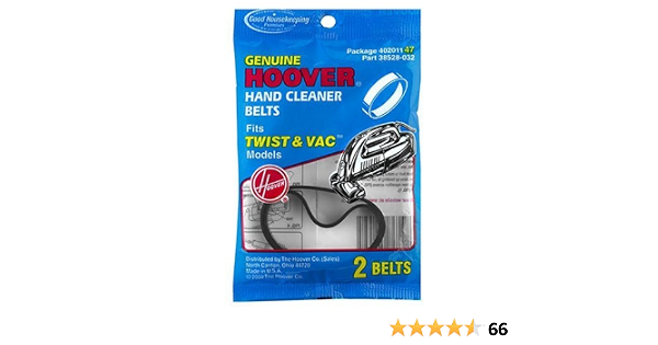 Hoover 2-Pack Twist \u0026 VAC Vacuum Belt 