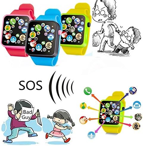 Quanii Kids Smartwatch Waterproof Battery Smart Watch with SOS Girls Boys Smart Watches with Learning, Games, Music and Cellphone Children's Smart Wrist Kids Gifts Learning Toys