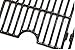 Hongso PC0193 Universal Cast Iron Cooking Grid Replacement for Select Gas Grill Models by Perfect Flame, Master Forge, Jenn Air and others, Set of 3