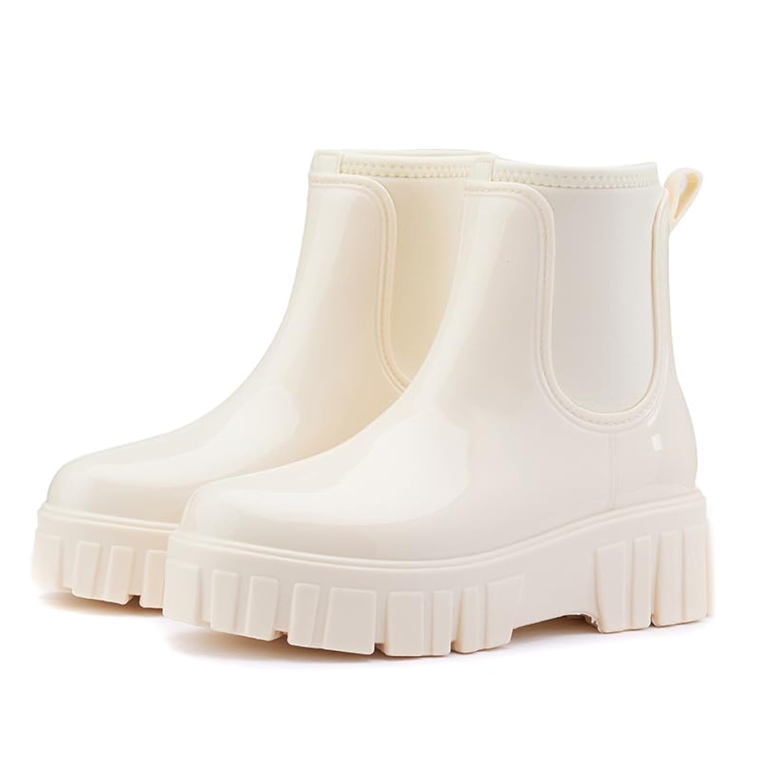 Photo 1 of (38) (USED/FAIR) Gets Womens Rain Boots, Waterproof Platform Rubber Chelsea Rainboots, Comfortable Short Shoes Ankle Garden Boots for Outdoor Work  38