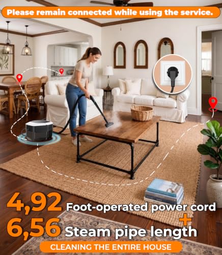 KYUT 16-in-1 Steam Cleaner【80% Higher Cleaning Efficiency-Industry No.1 】Battery-Free Handheld Steam Cleaner【Triple Security Protection – 6 Compliance Certifications】1.8L Tank for Home,Kitchen,Car