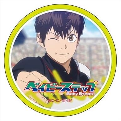 Amazon ベイビーステップ 丸尾栄一郎ver2 カンバッジ アニメ 萌え