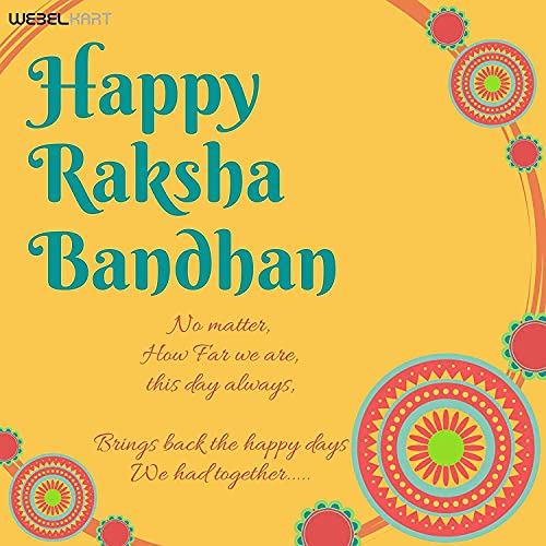 Webelkart Premium1 Rakhi With Ram Lalla Statue For Car dashbord Rakhi Bhaiya And Bhabhi.Rakhi For Bhaiya Bhabhi, Lumba Rakhi For Bhabhi Rakshabandhan Gift Best Wishes Card 2
